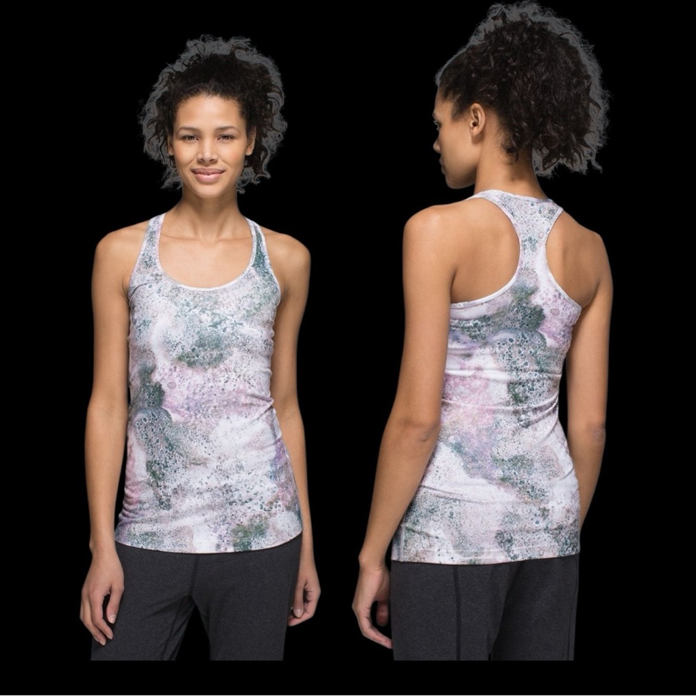 Lululemon Cool Racerback Sugar Crush Multi Top Sz Nst